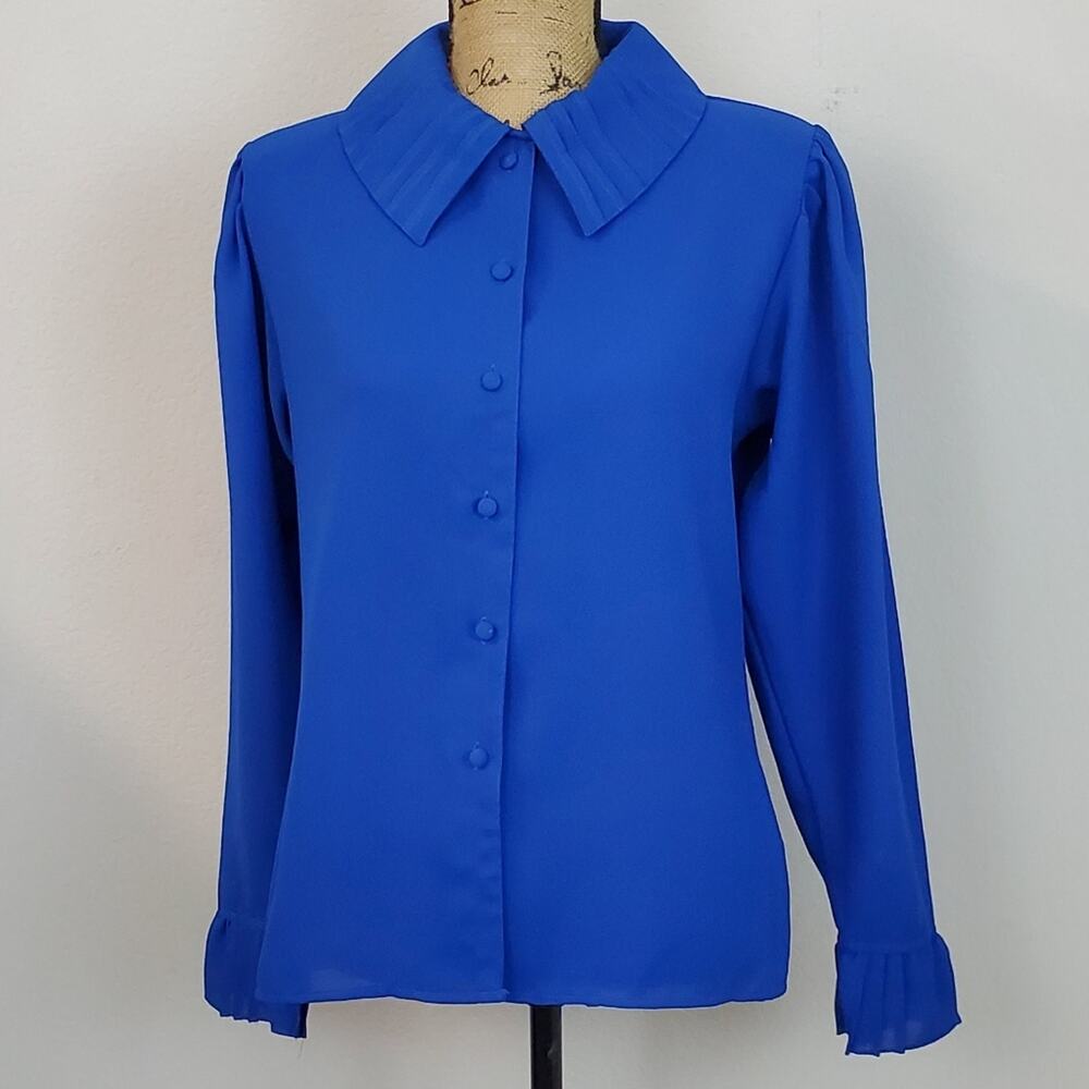 Vintage Oscar de la Renta Expressions blouse sz 10